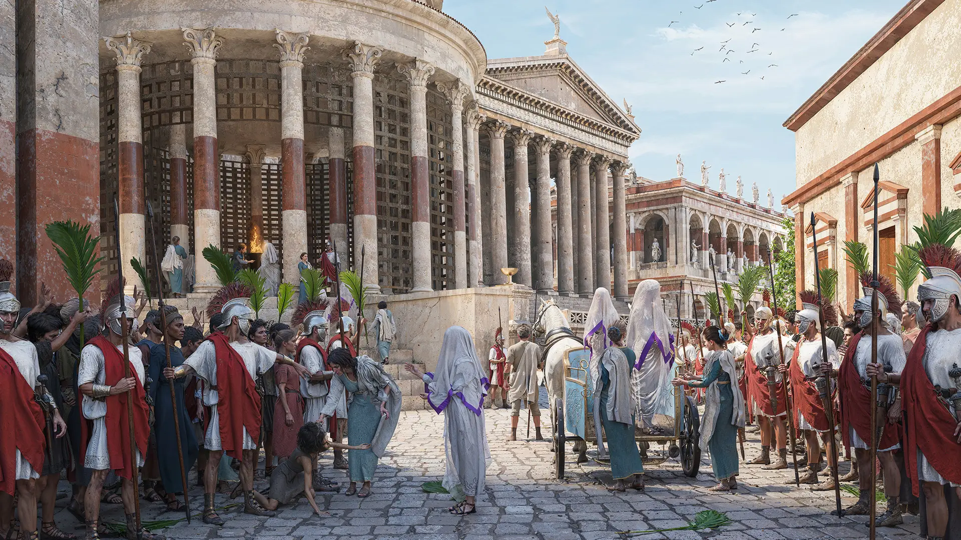 www.UrbanStock.tv - Vestal Virgins Ancient Rome